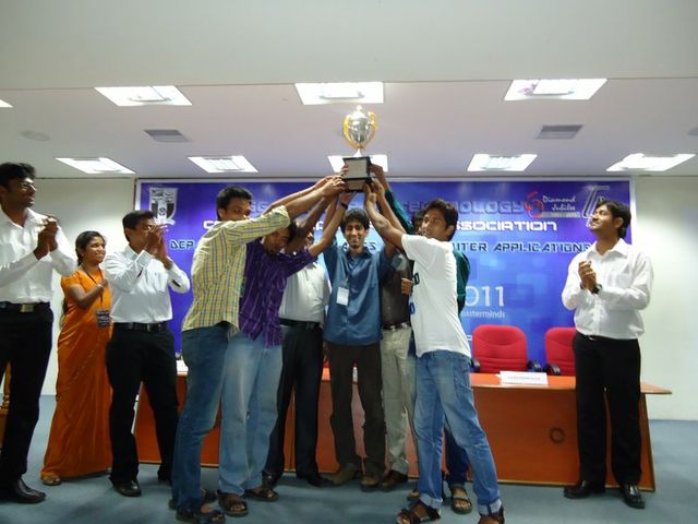 The team at the host college